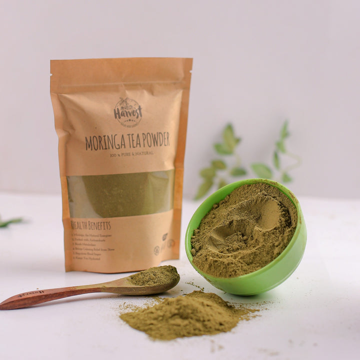 Moringa Tea Leaf Powder – Harvest Organic Pakistan