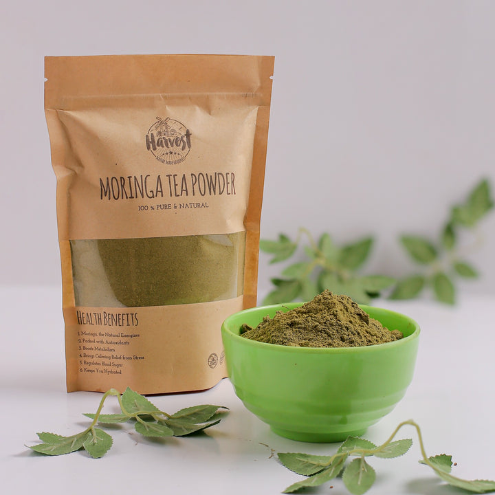 Moringa Tea Leaf Powder – Harvest Organic Pakistan