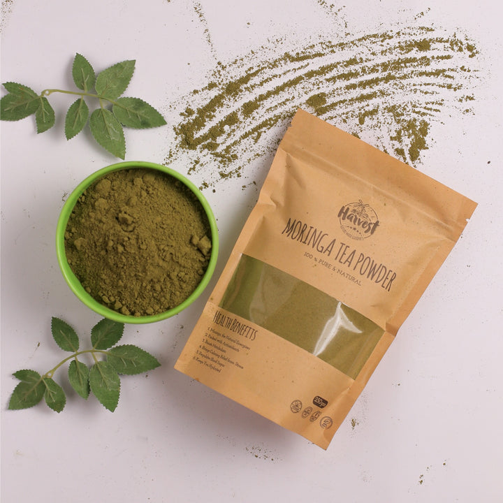 Moringa Tea Leaf Powder – Harvest Organic Pakistan